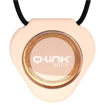 Q-Link Buff Pink SRT-3 Energy Clarifying Pendant